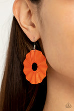 Load image into Gallery viewer, Paparazzi's Fan the Breeze - Orange earrings
