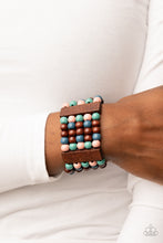 Load image into Gallery viewer, Paparazzi's Island Soul - Multi Wood bracelet
