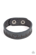 Load image into Gallery viewer, Paparazzi's Haute Heartbeat - Silver Urban bracelet
