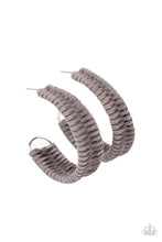 Load image into Gallery viewer, Paparazzi's Rural Guru - Silver hoop earrings
