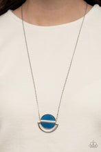 Load image into Gallery viewer, Paparazzi's Ethereal Eclipse - Blue Acrylic necklace
