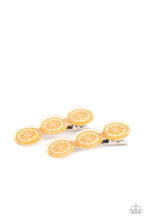 Load image into Gallery viewer, Paparazzi's Charismatically Citrus - Orange Hair Clip
