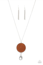 Load image into Gallery viewer, Paparazzi's Wondrously Woven - Brown necklace-lanyard
