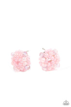 Load image into Gallery viewer, Paparazzi's Bunches of Bubbly - Pink pearl post earrings

