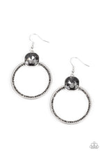 Load image into Gallery viewer, Paparazzi's Cheers to Happily Ever After - Silver hoop earrings
