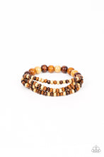 Load image into Gallery viewer, Paparazzi's Oceania Oasis - Brown wood bracelet
