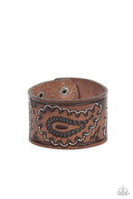 Load image into Gallery viewer, Paparazzi's Paisley Pioneer - Blue Urban Bracelet
