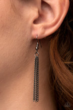 Load image into Gallery viewer, Paparazzi's Follow the LUSTER - Black Iridescent necklace
