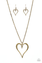 Load image into Gallery viewer, Paparazzi's Hopelessly in Love - Brass necklace
