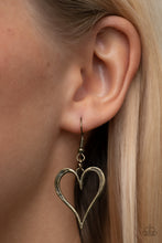 Load image into Gallery viewer, Paparazzi's Hopelessly in Love - Brass necklace
