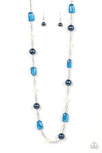Load image into Gallery viewer, Paparazzi's A-List Apparel - Blue and Pearl Necklace
