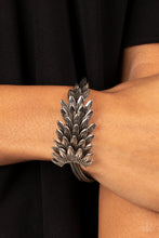 Load image into Gallery viewer, Paparazzi's BOA and Arrow - Silver bracelet
