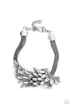 Load image into Gallery viewer, Paparazzi's BOA and Arrow - Silver bracelet
