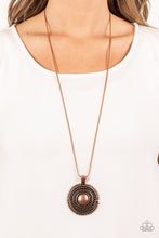 Load image into Gallery viewer, Paparazzi's Solar Swirl - Copper necklace
