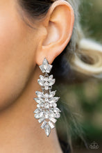 Load image into Gallery viewer, Paparazzi's Frozen Fairytale - White post earrings
