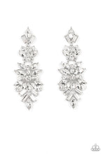 Load image into Gallery viewer, Paparazzi's Frozen Fairytale - White post earrings
