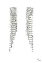 Load image into Gallery viewer, Paparazzi's A-Lister Affirmations - White earrings
