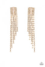 Load image into Gallery viewer, Paparazzi's A-Lister Affirmation - Gold earrings
