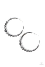 Load image into Gallery viewer, Paparazzi's Show off Your Curves - Black hoop earrings

