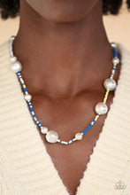 Load image into Gallery viewer, Paparazzi's Modern Marina - Blue Pearl necklace
