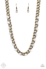 Load image into Gallery viewer, Paparazzi's Major Moxie - Brass necklace
