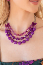 Load image into Gallery viewer, Paparazzi's Tropical Hideaway - Purple necklace
