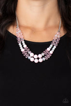 Load image into Gallery viewer, Paparazzi's Vera-CRUZIN - Pink Acrylic Necklace
