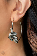 Load image into Gallery viewer, Paparazzi's Arctic Attitude - Silver hoop earrings
