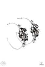 Load image into Gallery viewer, Paparazzi's Arctic Attitude - Silver hoop earrings
