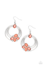 Load image into Gallery viewer, Paparazzi's Dreamy Dewdrops - Orange hoop earrings
