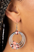 Load image into Gallery viewer, Paparazzi's Dreamy Dewdrops - Orange hoop earrings
