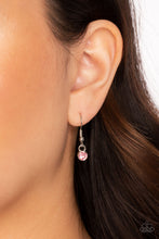Load image into Gallery viewer, Paparazzi's Dainty Darling - Pink necklace
