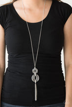 Load image into Gallery viewer, Paparazzi's Timelessly Tasseled - Silver necklace
