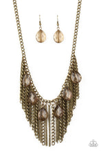 Load image into Gallery viewer, Paparazzi's Vixen Conviction - Brass necklace
