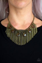 Load image into Gallery viewer, Paparazzi's Vixen Conviction - Brass necklace
