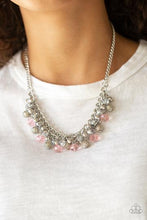 Load image into Gallery viewer, Paparazzi's Party Spree - Pink - Silver Necklace
