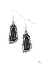 Load image into Gallery viewer, Paparazzi's Sahara Solitude - Black earrings
