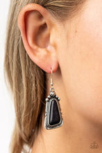 Load image into Gallery viewer, Paparazzi's Sahara Solitude - Black earrings
