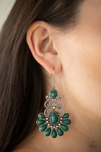 Load image into Gallery viewer, Paparazzi's Paradise Parlor - Green earrings
