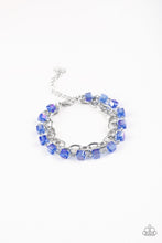 Load image into Gallery viewer, Paparazzi's Life Of the Block Party - Blue Iridescent bracelet
