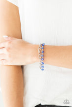 Load image into Gallery viewer, Paparazzi's Life Of the Block Party - Blue Iridescent bracelet
