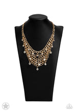 Load image into Gallery viewer, Paparazzi's Fishing for Comp - Gold necklace (Blockbusters)
