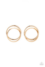 Load image into Gallery viewer, Paparazzi's Always in the Loop - Gold post earrings
