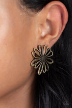 Load image into Gallery viewer, Paparazzi's Artisan Arbor - Brass Post earrings
