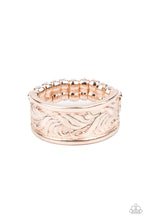 Load image into Gallery viewer, Paparazzi's Billowy Bands - Rose Gold ring
