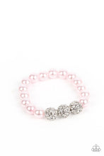 Load image into Gallery viewer, Paparazzi's Breathtaking Ball - Pink Pearl bracelet
