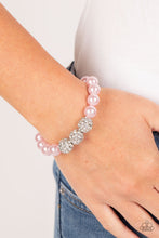 Load image into Gallery viewer, Paparazzi's Breathtaking Ball - Pink Pearl bracelet
