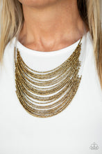 Load image into Gallery viewer, Paparazzi's Catwalk Queen - Brass Seed Beads necklace
