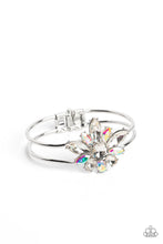Load image into Gallery viewer, Paparazzi's Chic Corsage - White Iridescent bracelet
