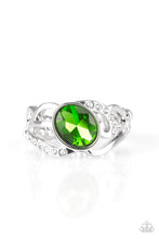 Load image into Gallery viewer, Paparazzi's Couldn't Care FLAWLESS - Green ring
